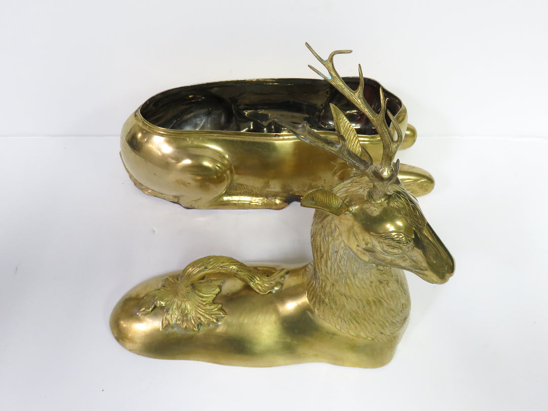 Mottahedeh Brass Stag Centerpiece