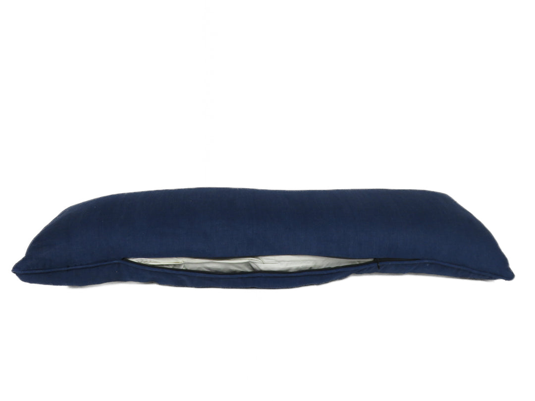 Navy Blue Lumbar Pillow