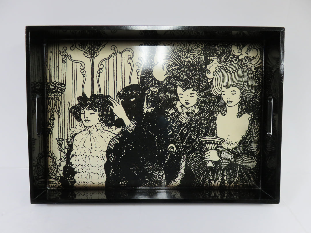 Decorative Black Tray