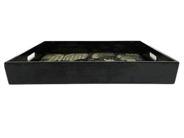 Decorative Black Tray