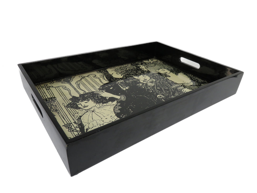 Decorative Black Tray