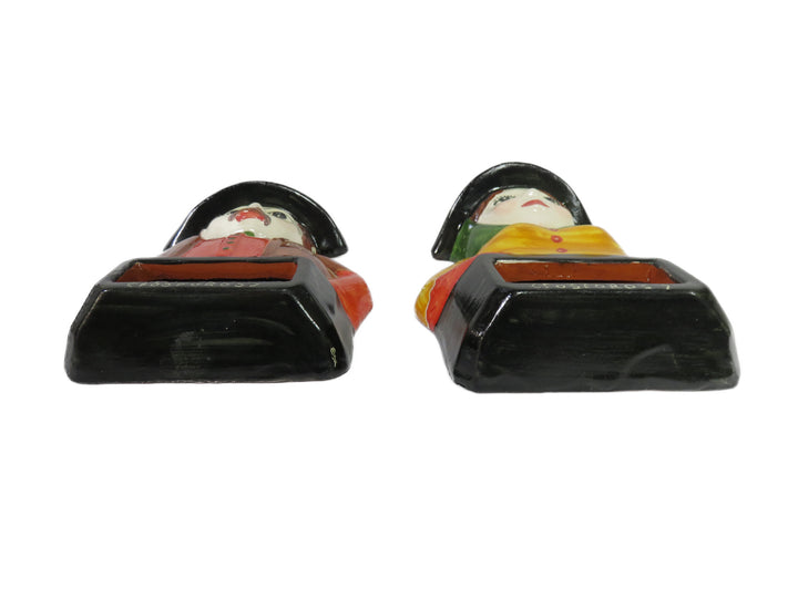 Folk Art Hanging Match Holders