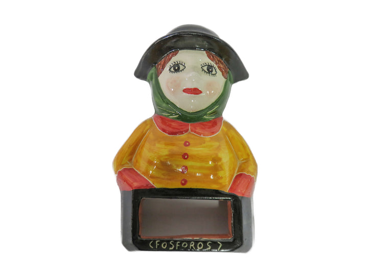 Folk Art Hanging Match Holders