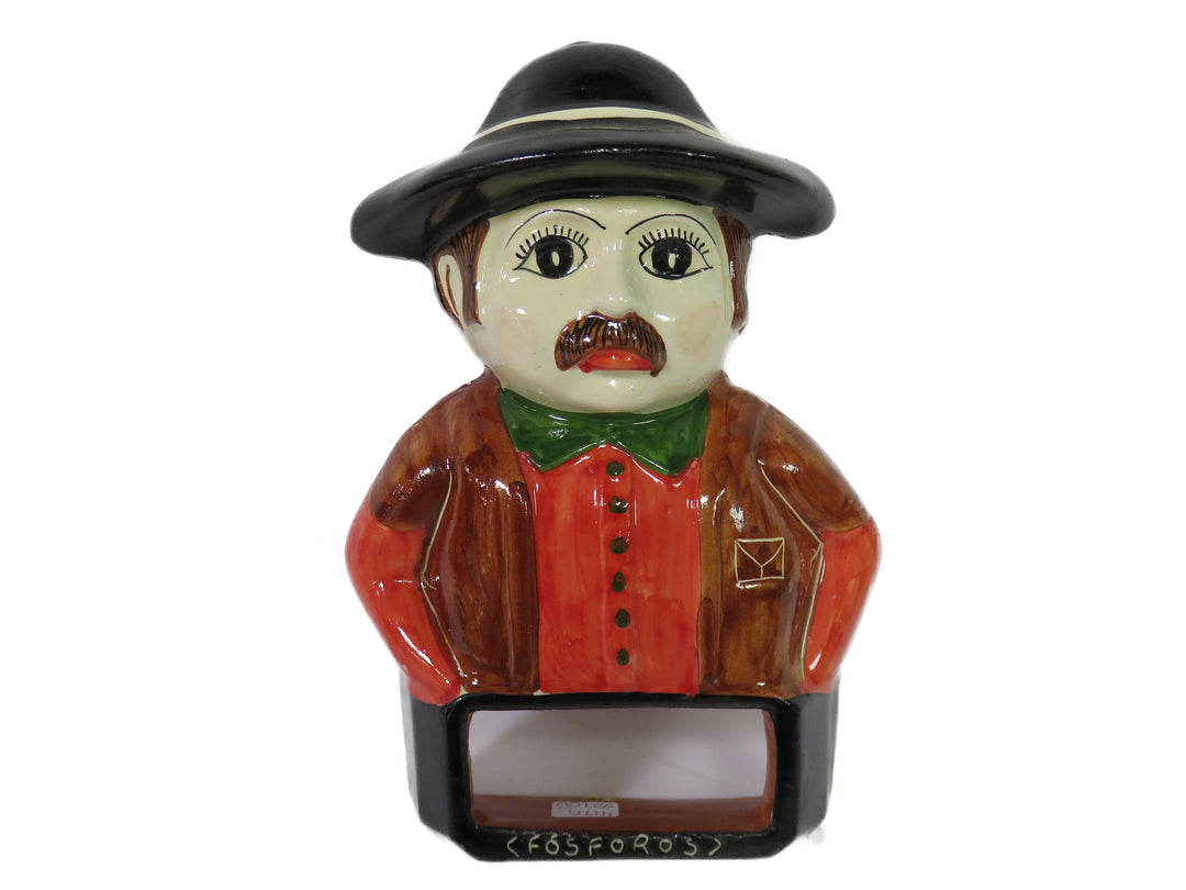 Folk Art Hanging Match Holders