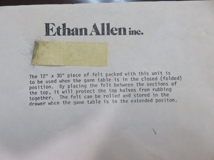 Ethan Allen Convertible Table