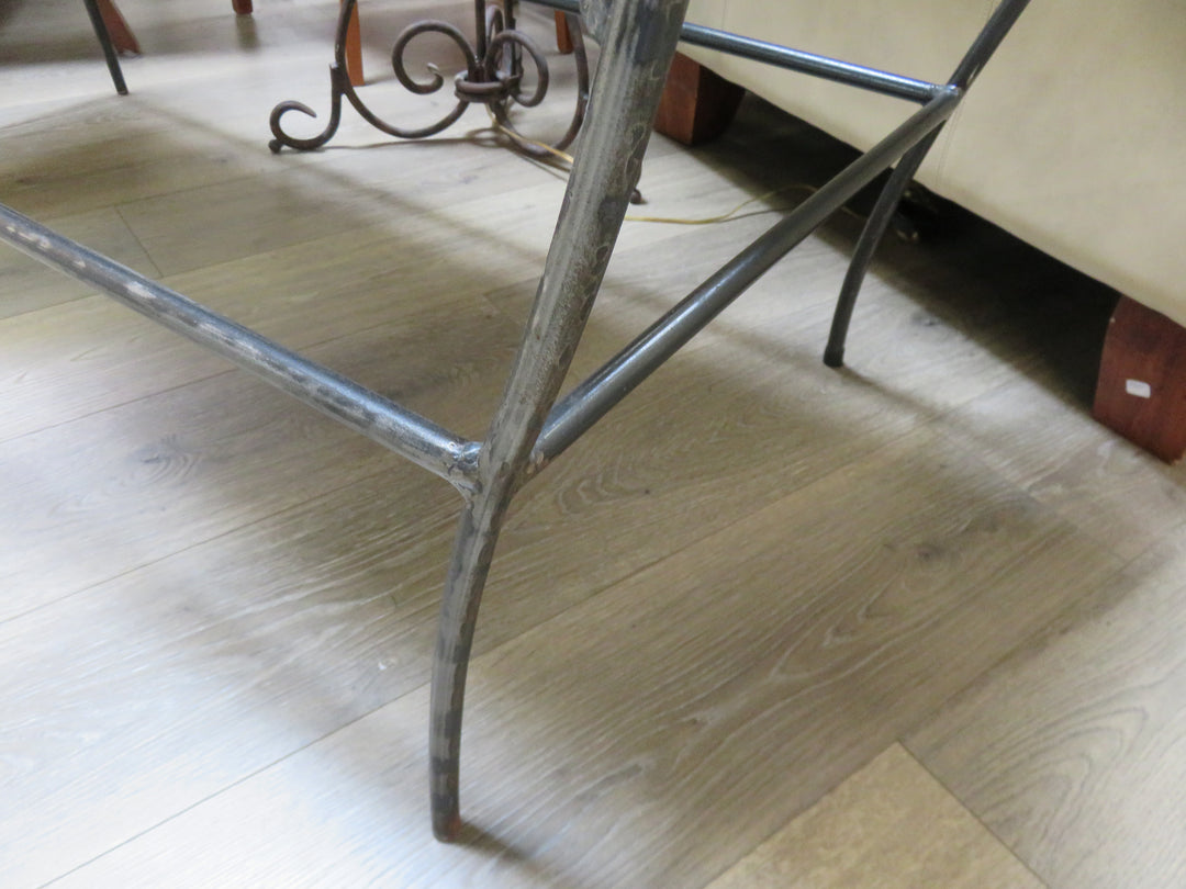 Rustic Steel Console Table