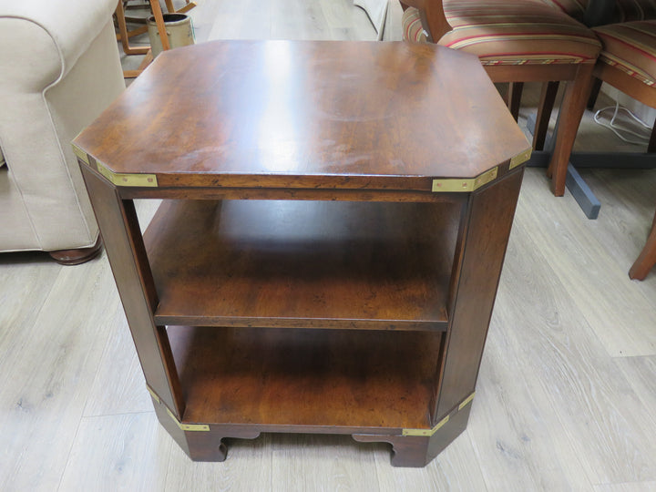 Octagonal Walnut Side Table