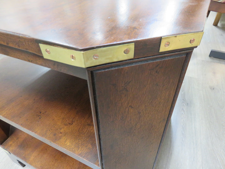 Octagonal Walnut Side Table