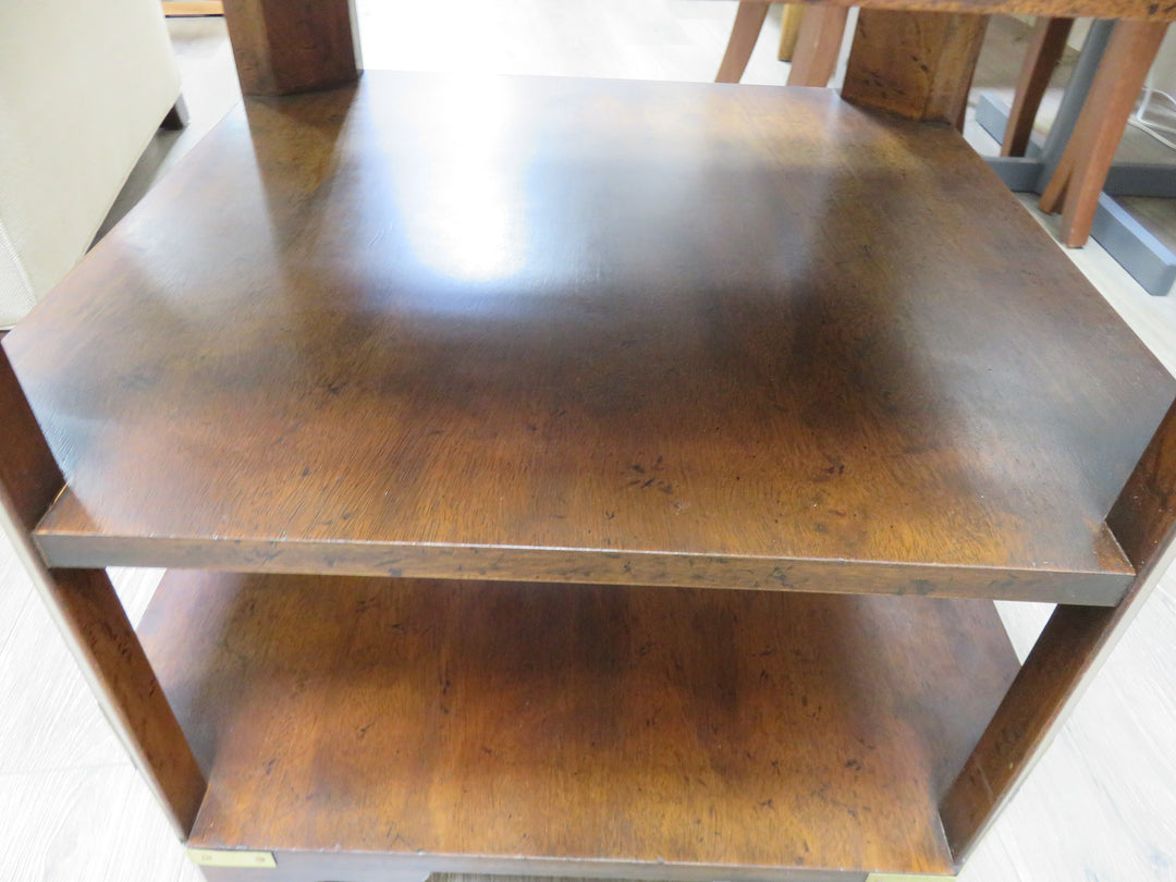 Octagonal Walnut Side Table