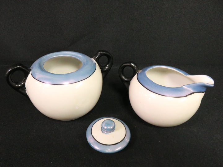 Vintage Lusterware Cream & Sugar