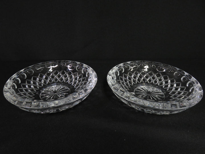 Crystal Ashtray Pair
