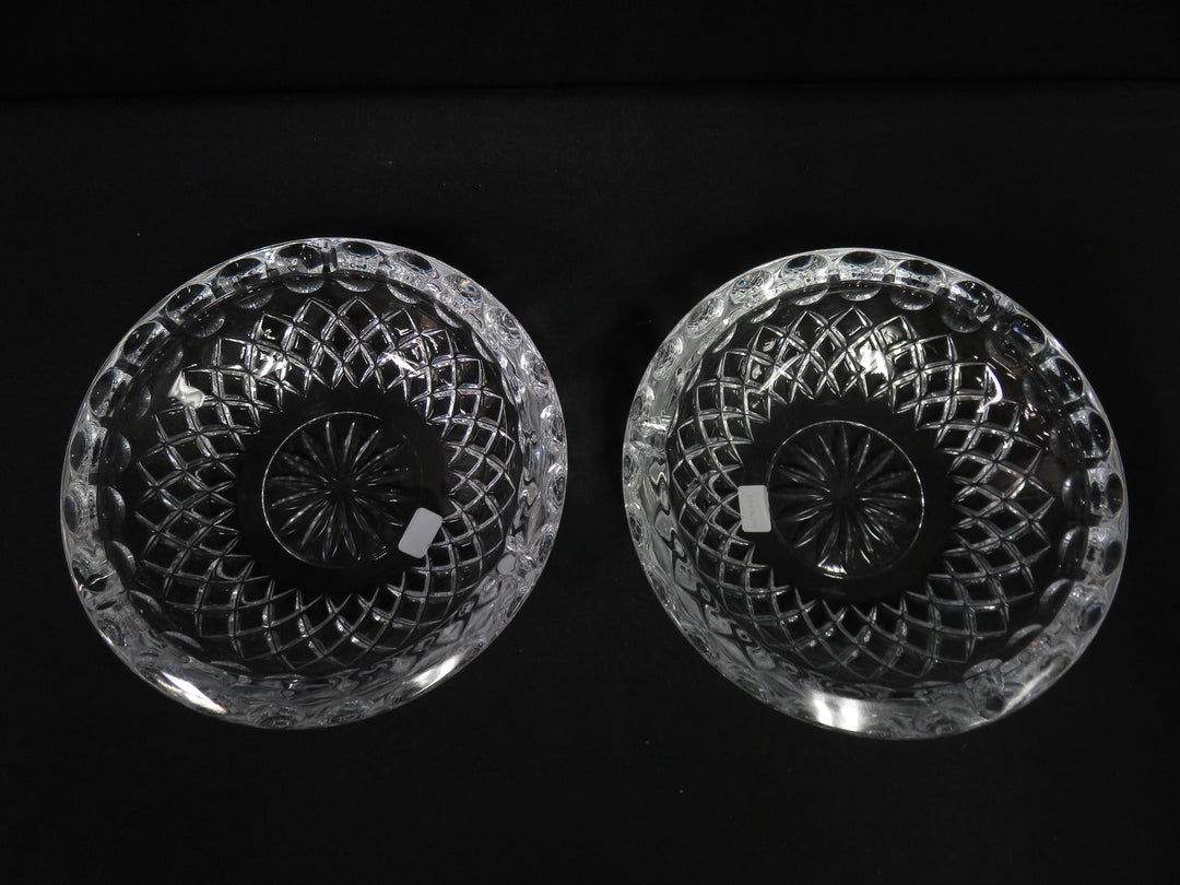 Crystal Ashtray Pair