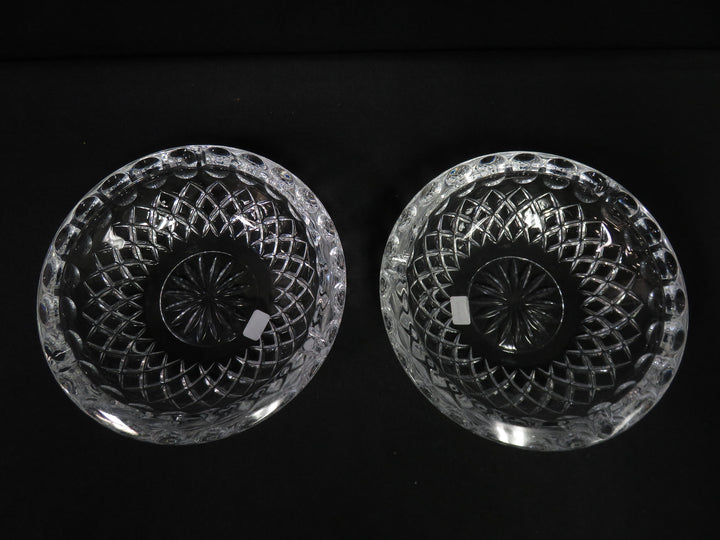 Crystal Ashtray Pair