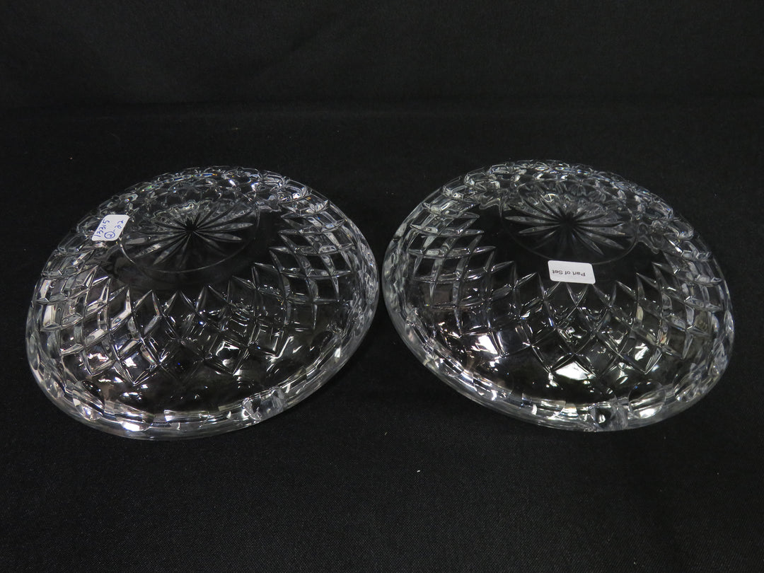 Crystal Ashtray Pair