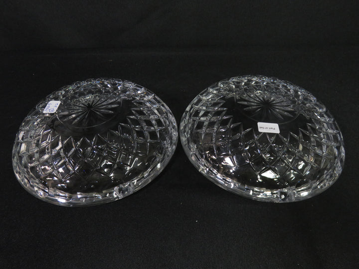 Crystal Ashtray Pair