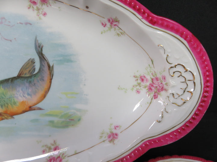 Victoria Porcelain Fish Service