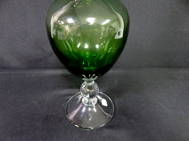 Vintage Empoli Decanter & Glass Set