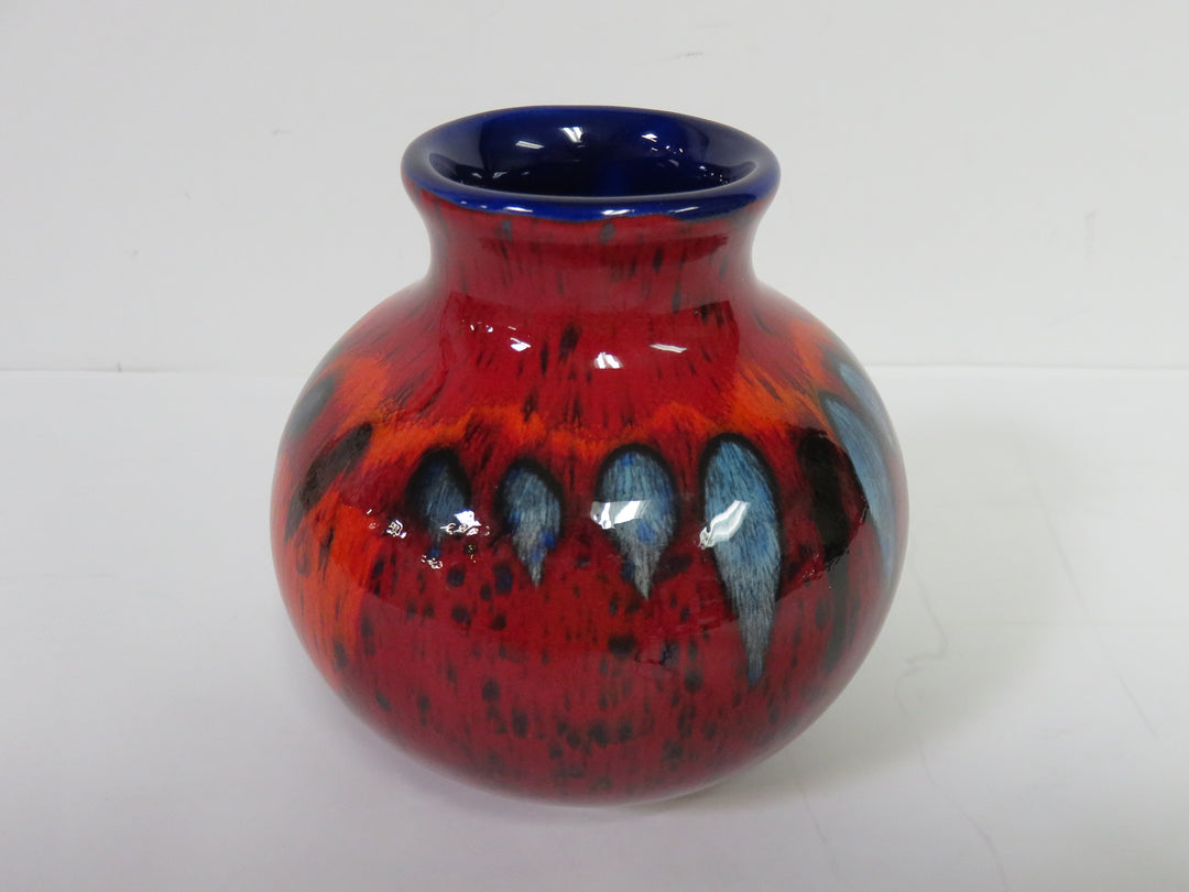 Poole Pottery Red Vase