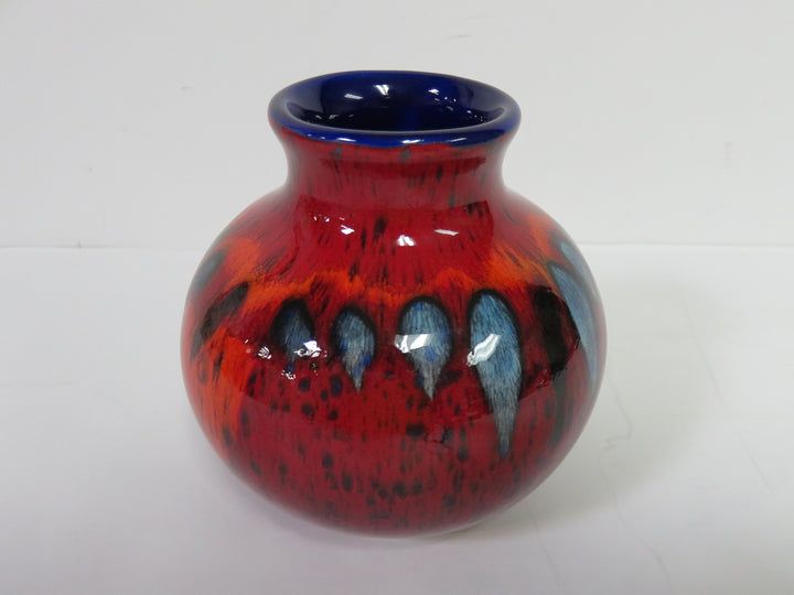 Poole Pottery Red Vase