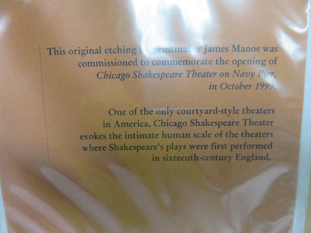 Chicago Shakespeare Theatre Etching