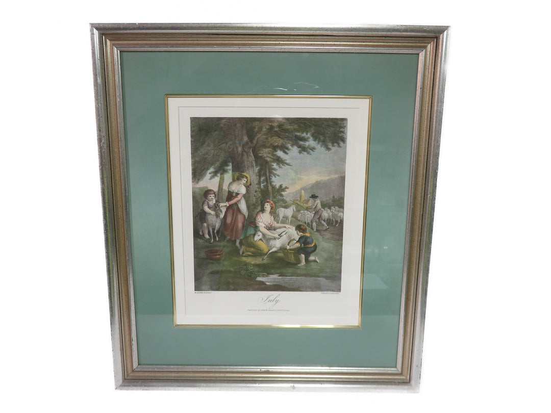 "July" Pastoral Print