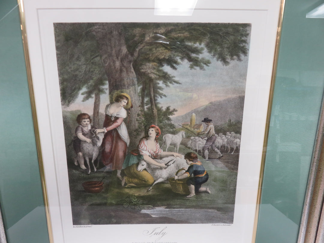 "July" Pastoral Print
