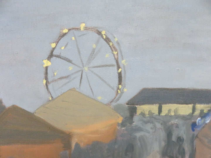 Primitive Style Carnival Night Scene