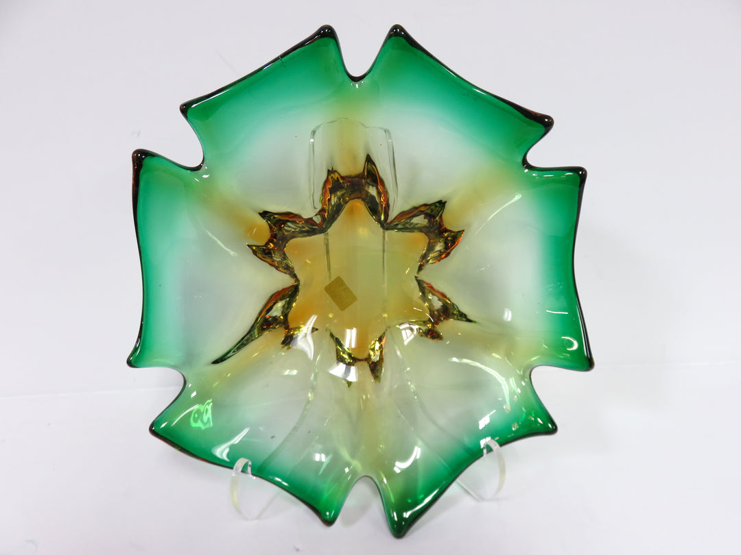 Sommerso Art Glass Bowl