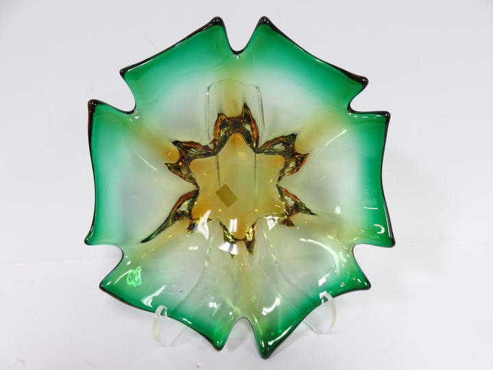 Sommerso Art Glass Bowl