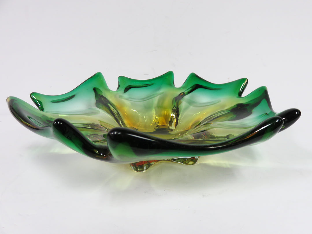 Sommerso Art Glass Bowl