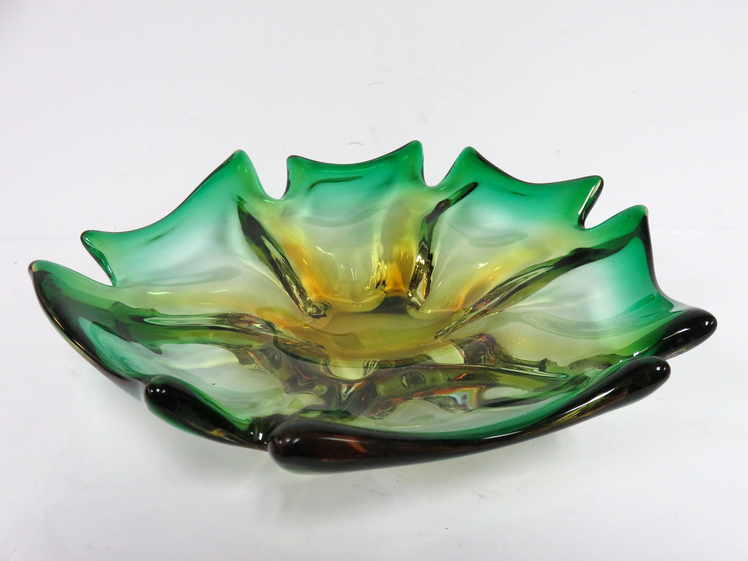Sommerso Art Glass Bowl