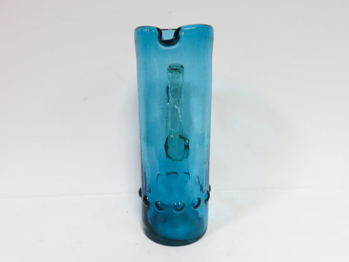 Teal Glass Pitcher