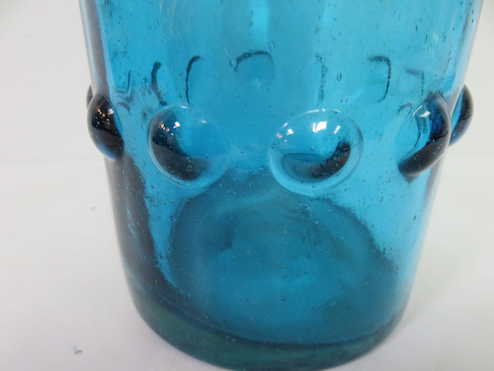 Teal Glass Pitcher