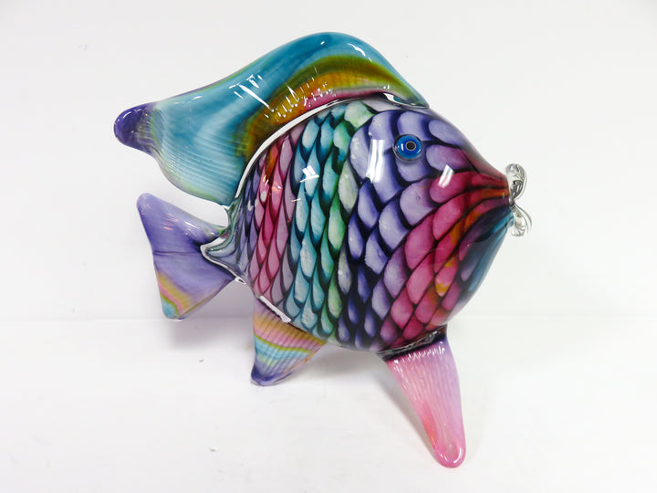 Art Glass Rainbow Fish
