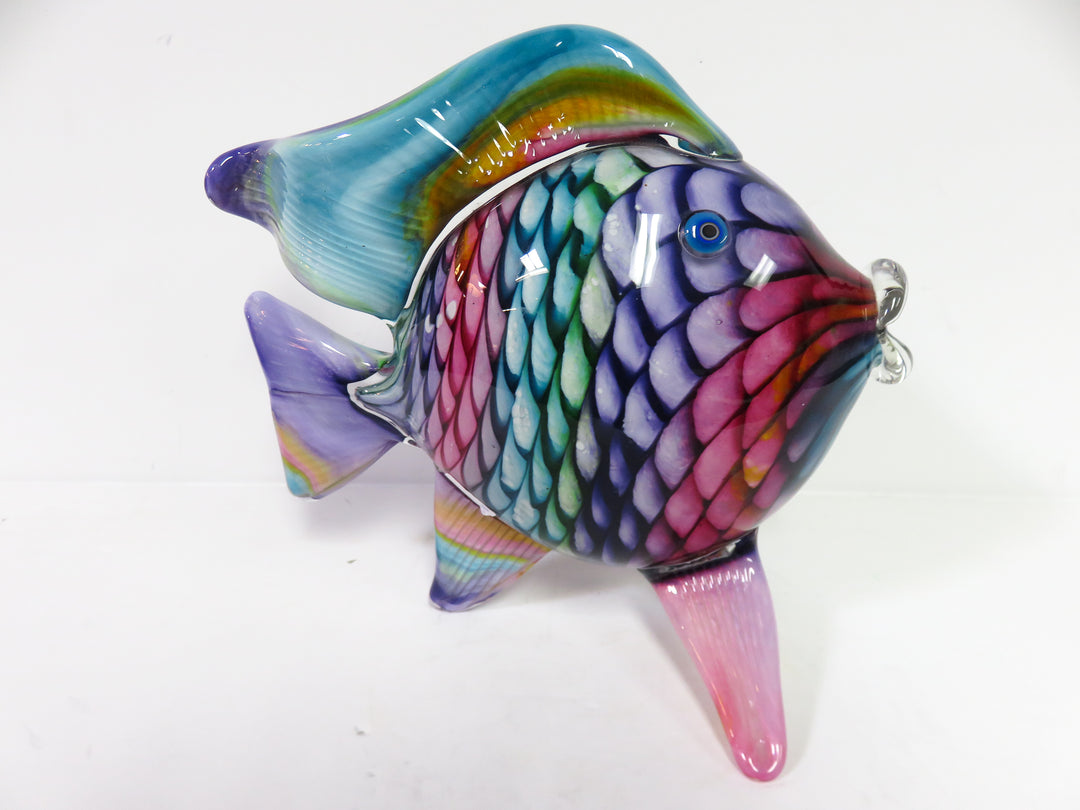 Art Glass Rainbow Fish