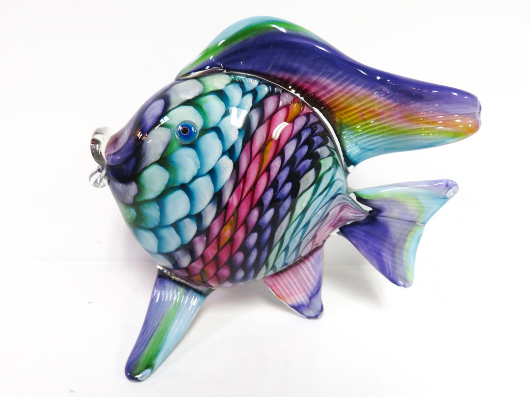 Art Glass Rainbow Fish
