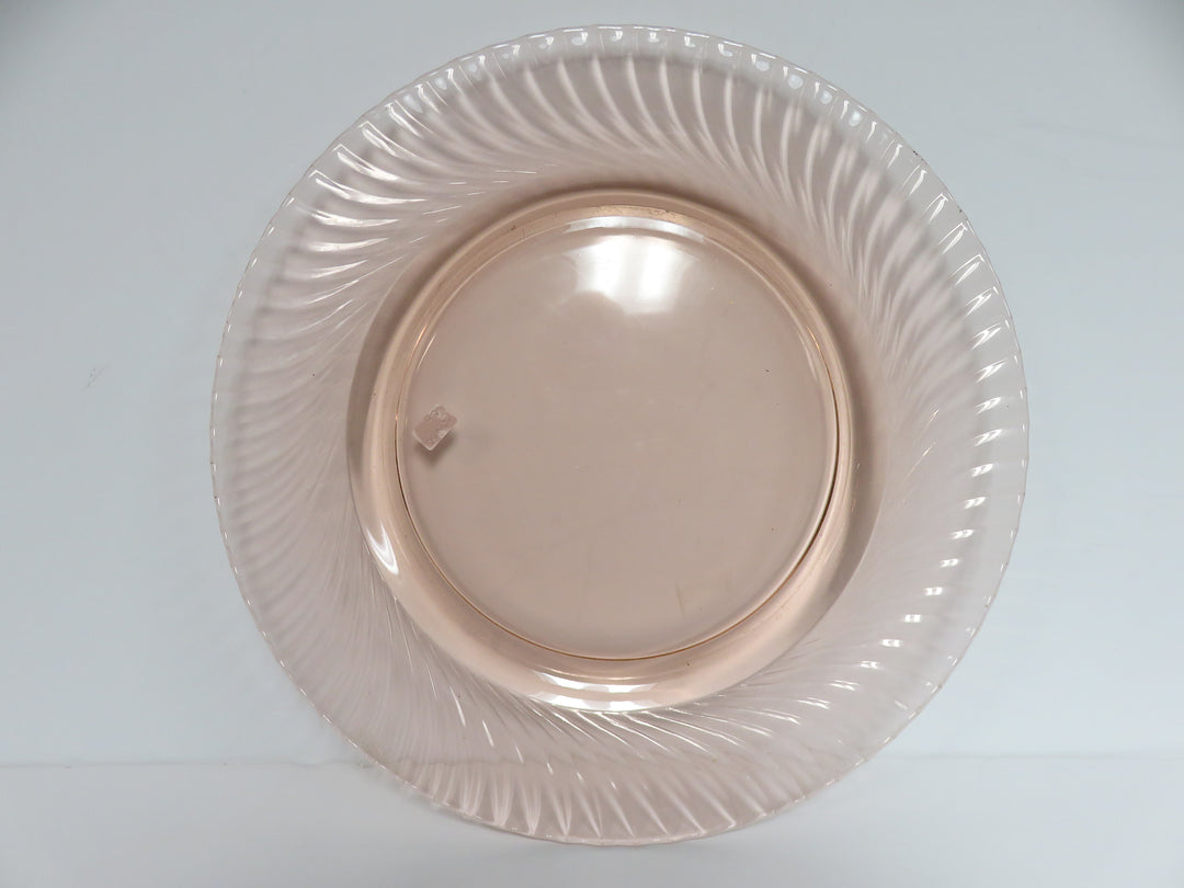 Pink Depression Glass Platter