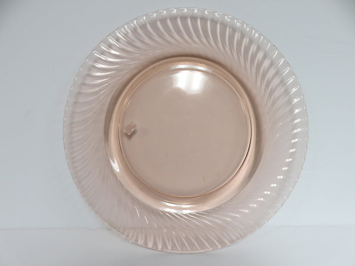 Pink Depression Glass Platter