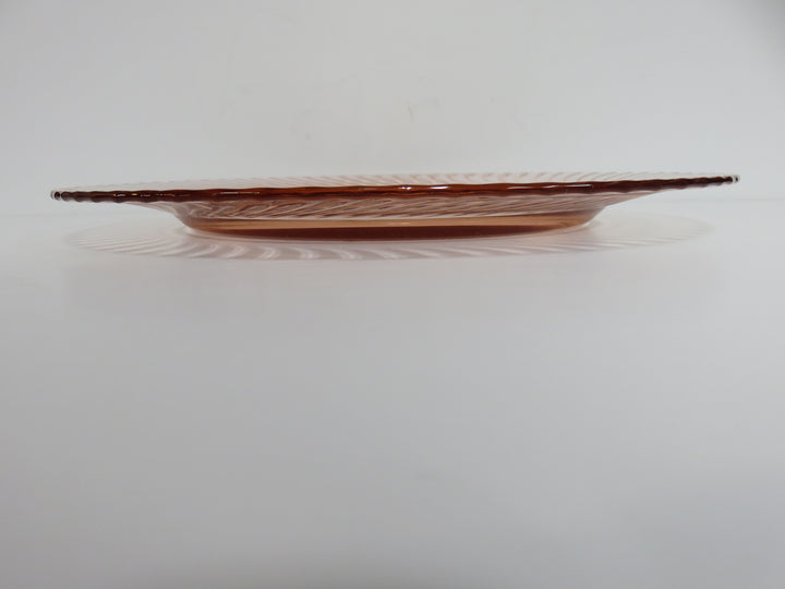 Pink Depression Glass Platter