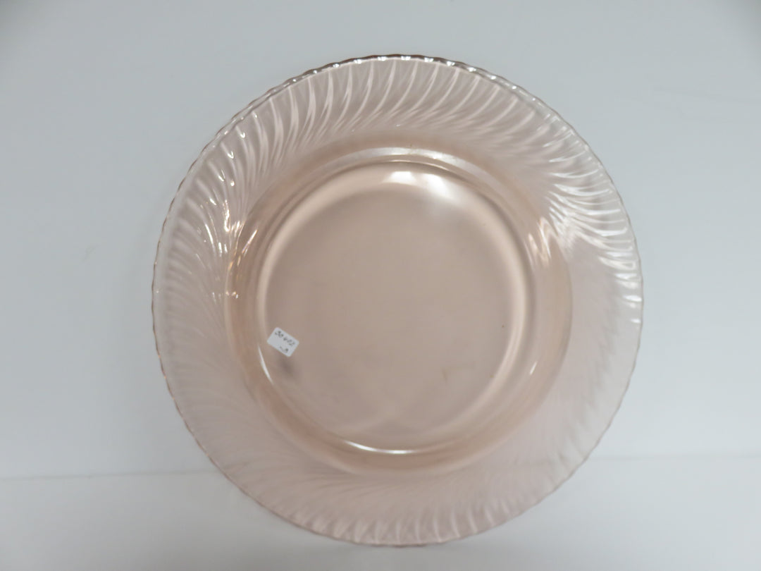 Pink Depression Glass Platter