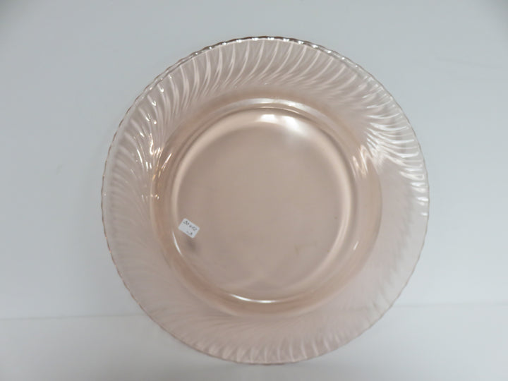 Pink Depression Glass Platter