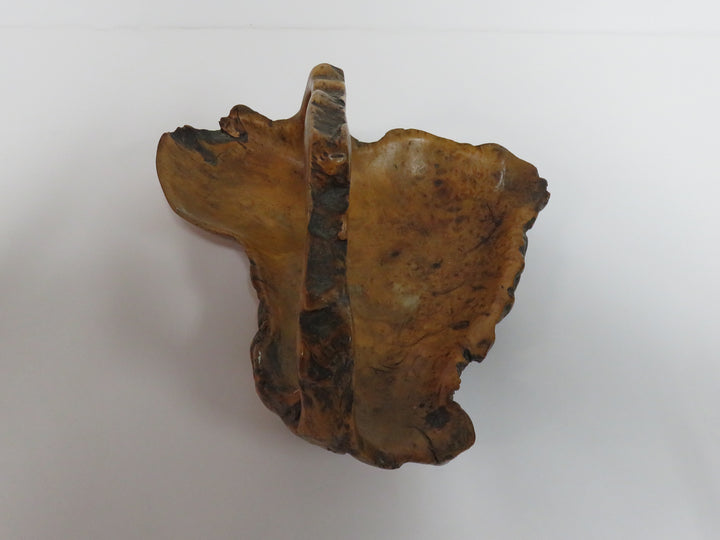 Burled Wood Basket