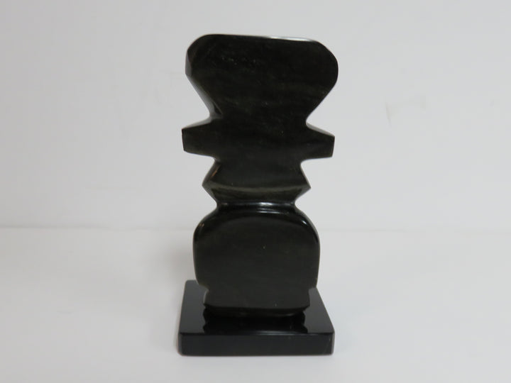 Carved Stone Totem Figurine