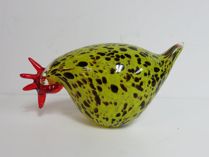 Art Glass Hen