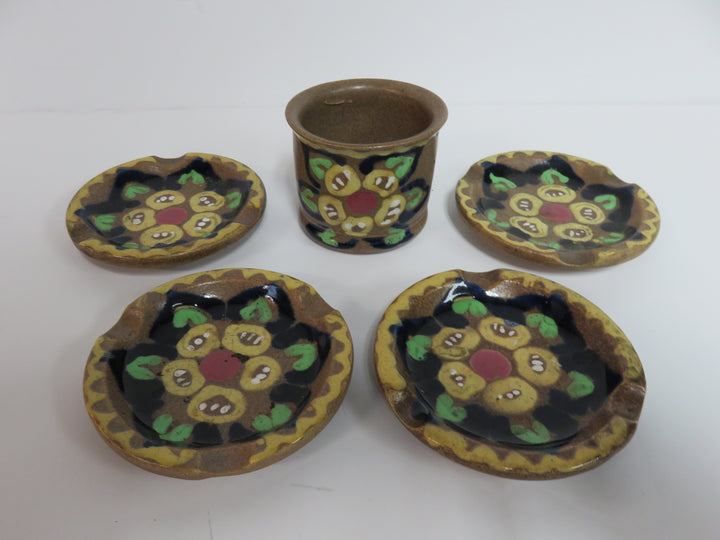 Vintage Ashtrays and Cigarette Holder