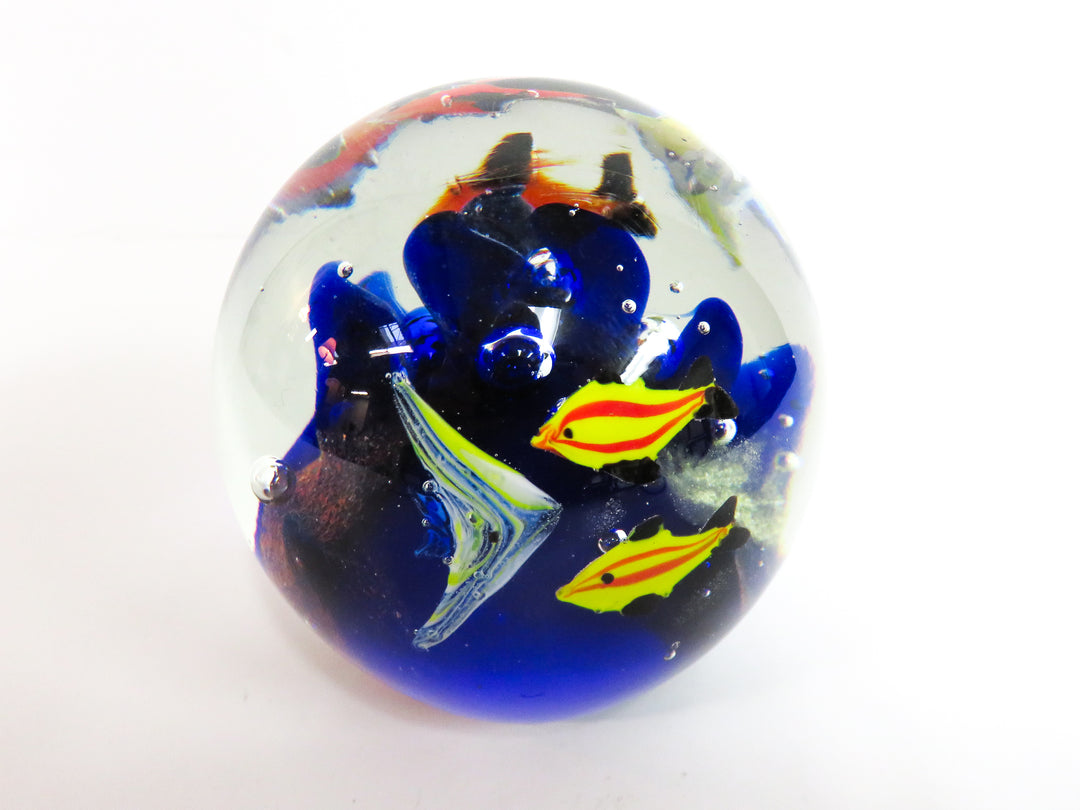 Fishbowl Glass Paperweight