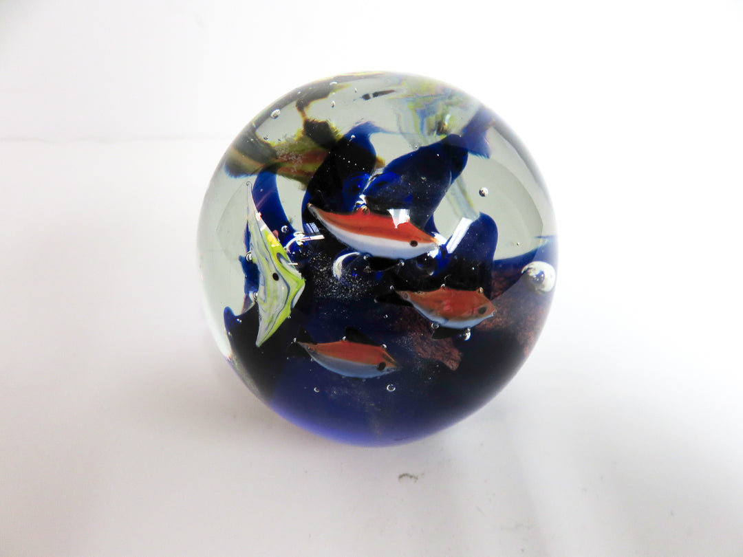 Fishbowl Glass Paperweight