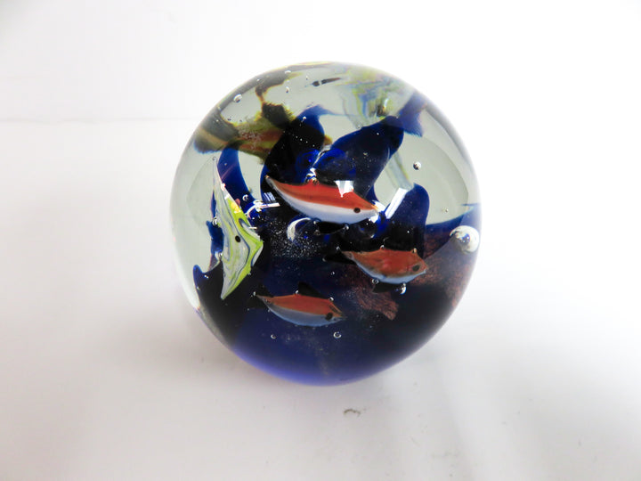 Fishbowl Glass Paperweight