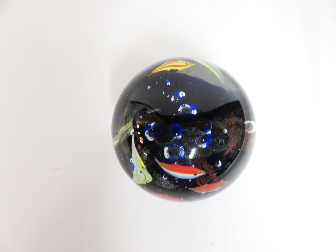 Fishbowl Glass Paperweight
