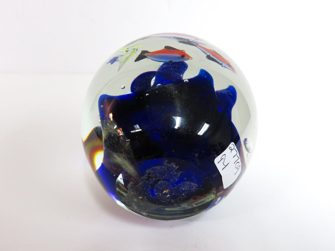Fishbowl Glass Paperweight